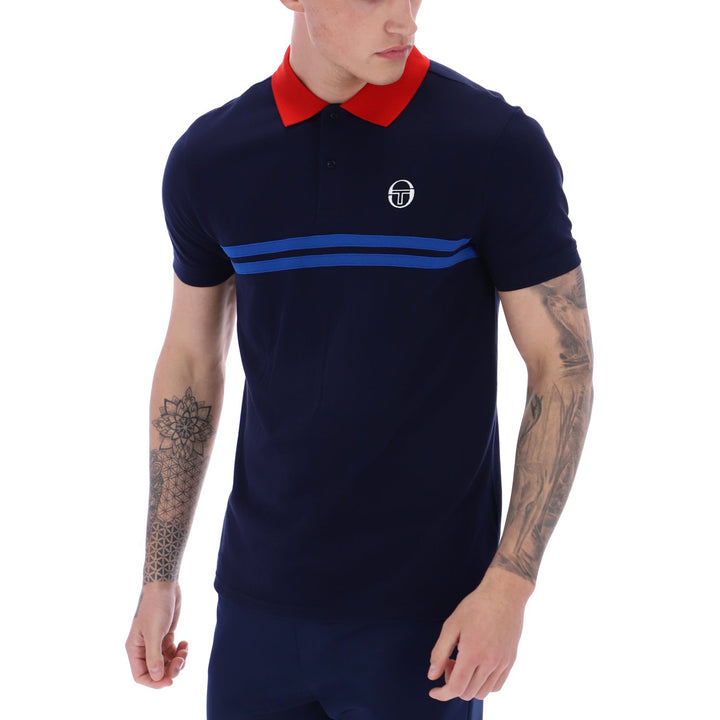 Sergio Tacchini Supermac Polo Navy