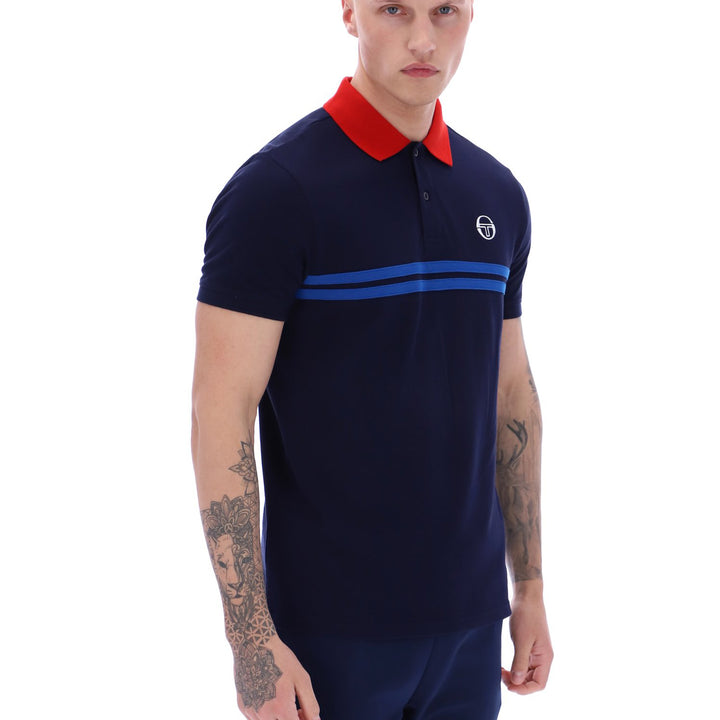 Sergio Tacchini Supermac Polo Navy