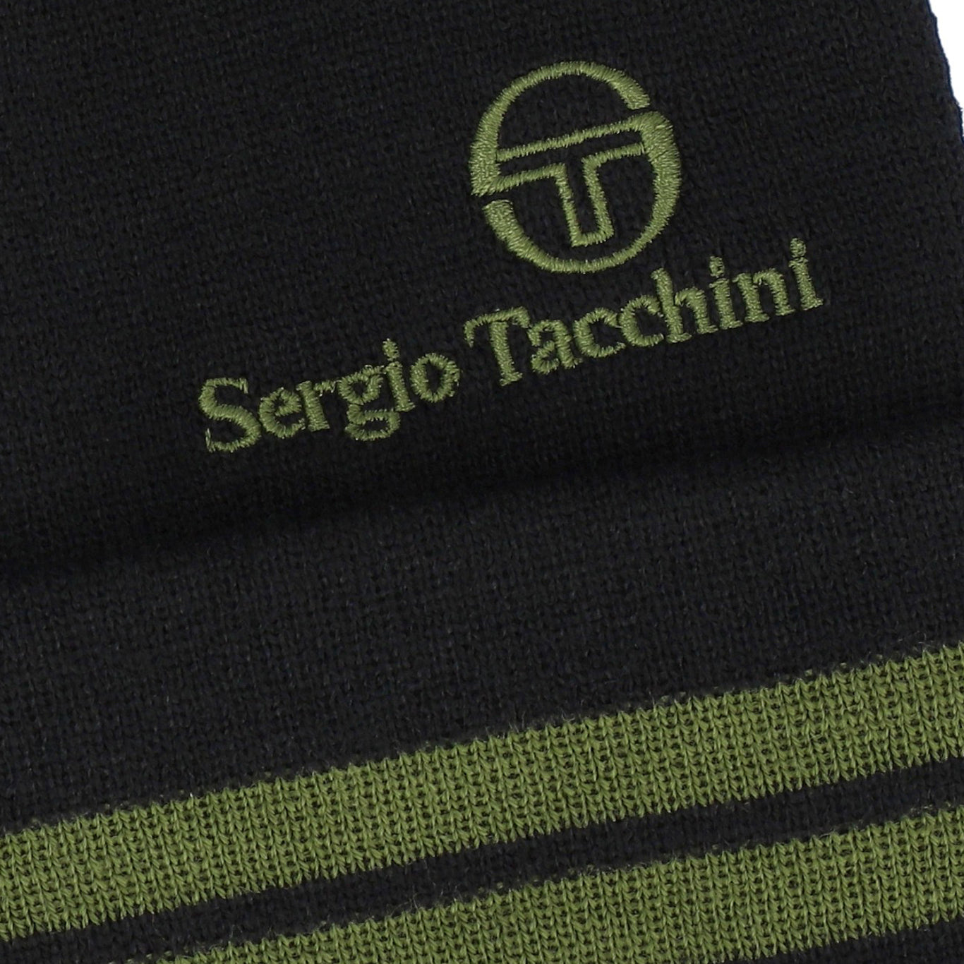Sergio Tacchini Surgis Beanie Hat Black/Green