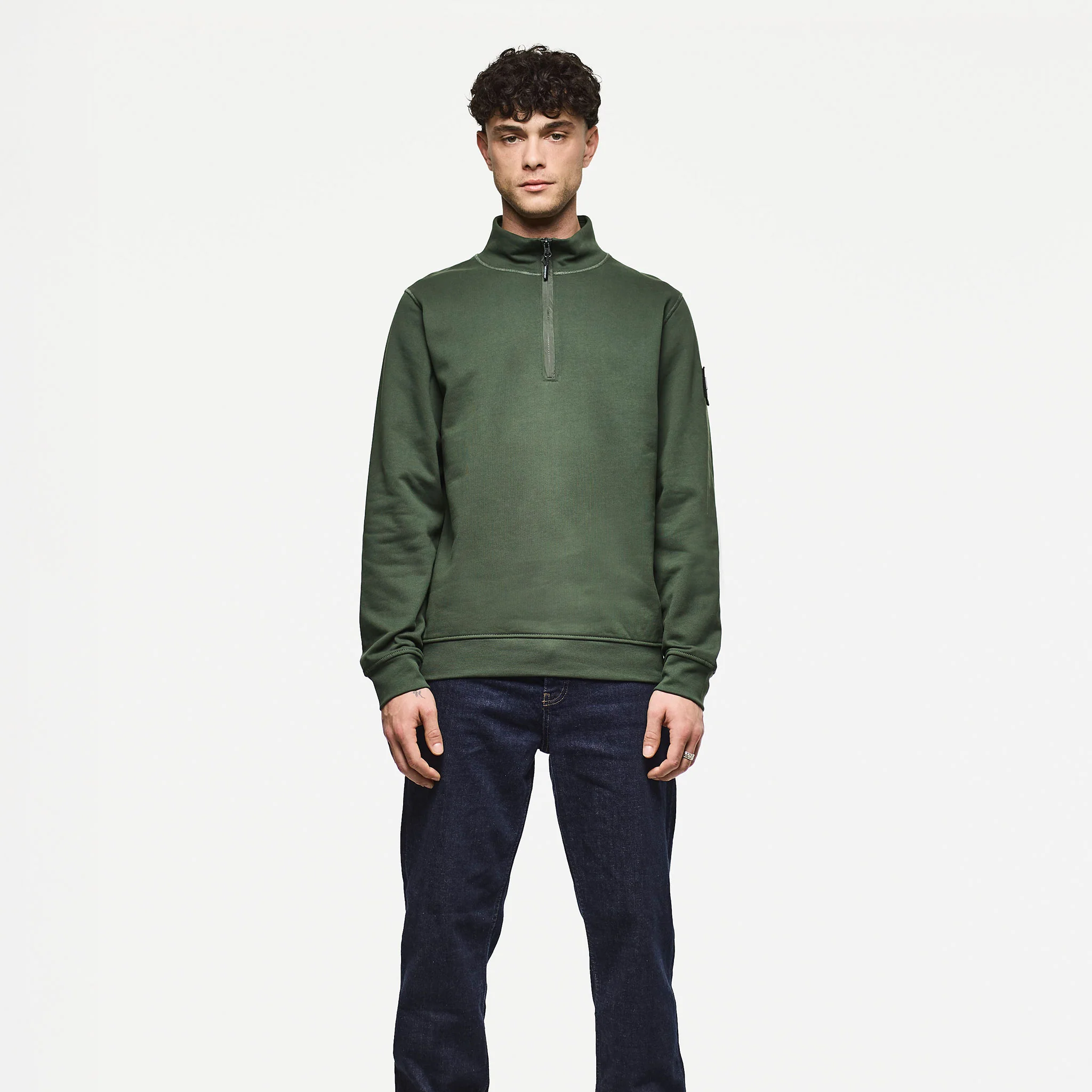 Weekend Offender Kraviz Zip Sweatshirt Forest