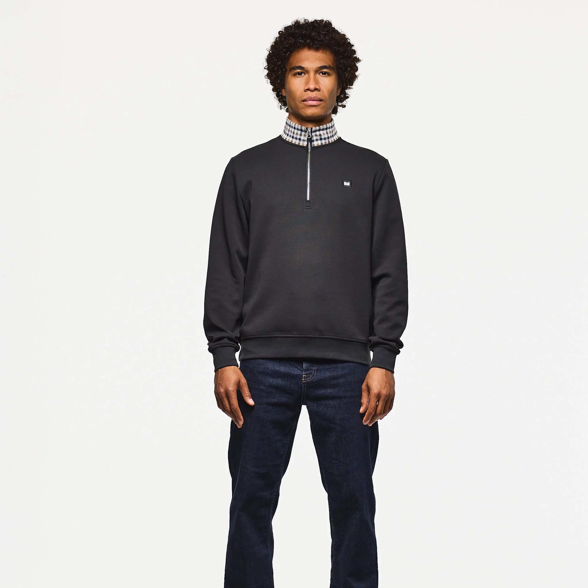 Weekend Offender Henson Zip Sweatshirt Black