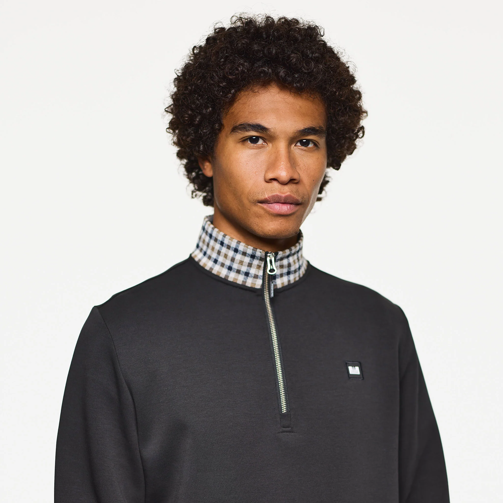 Weekend Offender Henson Zip Sweatshirt Black