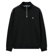 Weekend Offender Matisa Check Zip Sweatshirt Black