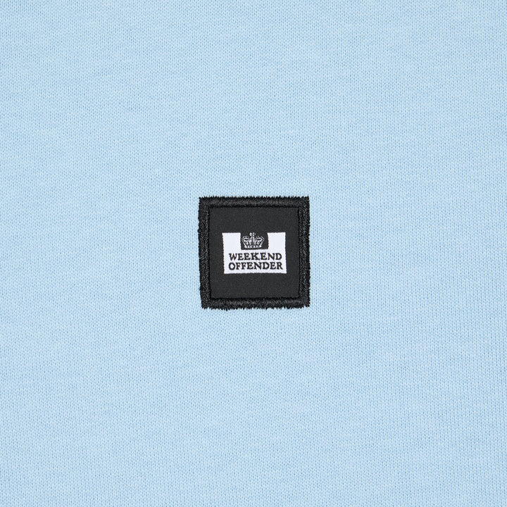 Weekend Offender Vega Check Sweatshirt Sky