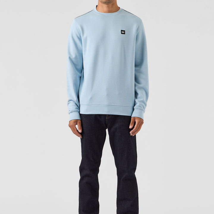 Weekend Offender Vega Check Sweatshirt Sky