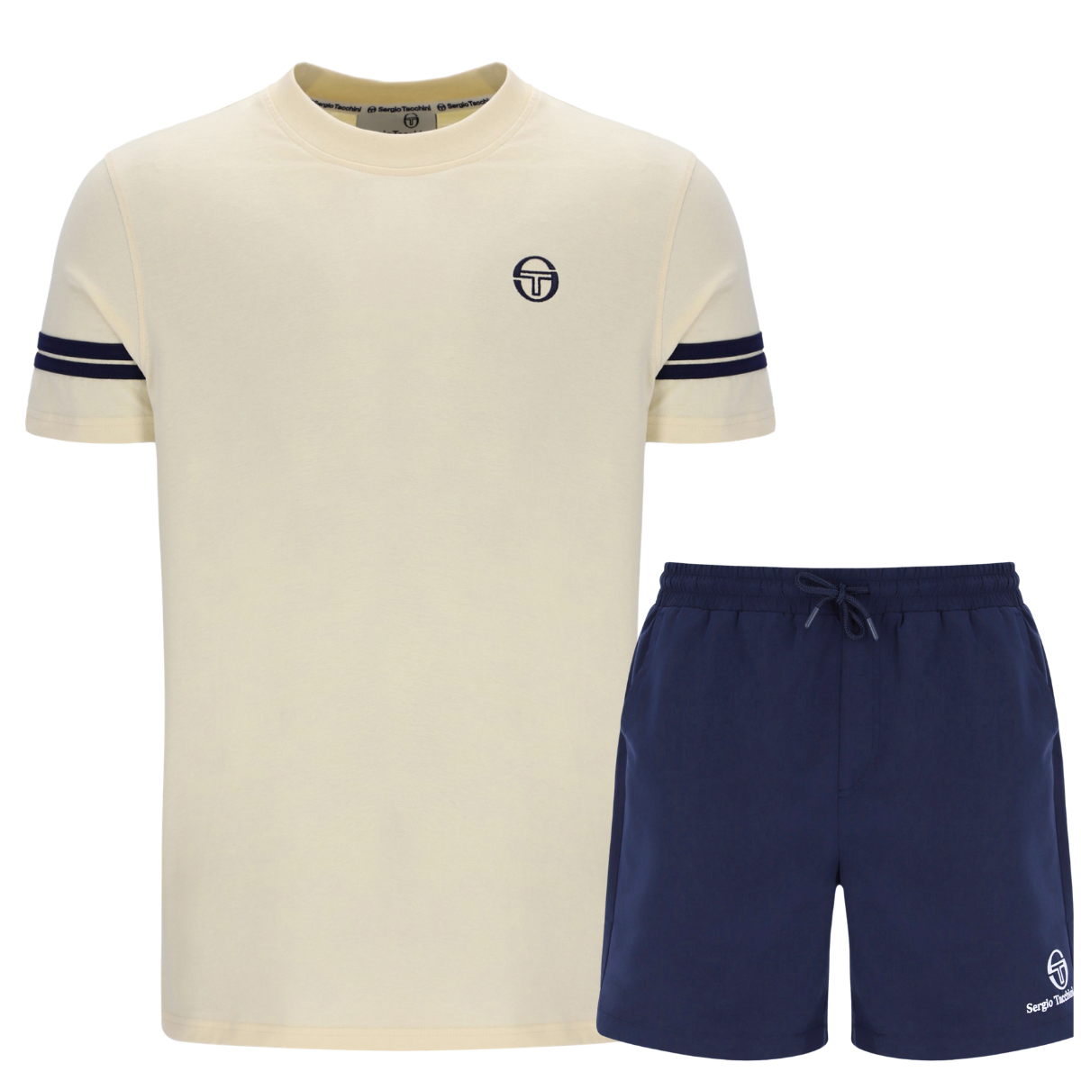 Sergio Tacchini Grello T-Shirt & Shorts Set Sand