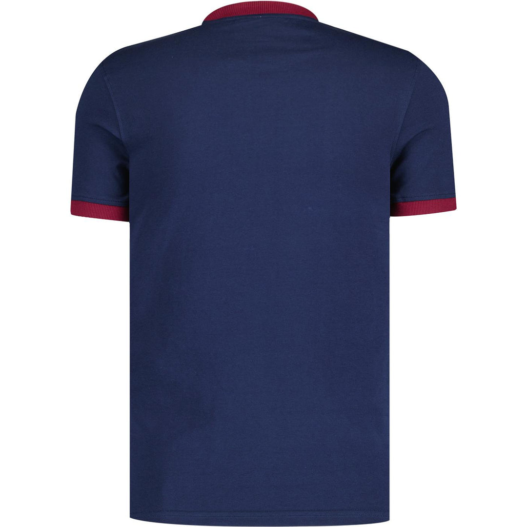 Sergio Tacchini Supermac T-Shirt Navy/Claret