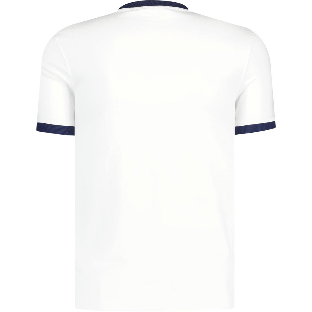 Sergio Tacchini Supermac T-Shirt White/Navy/Red