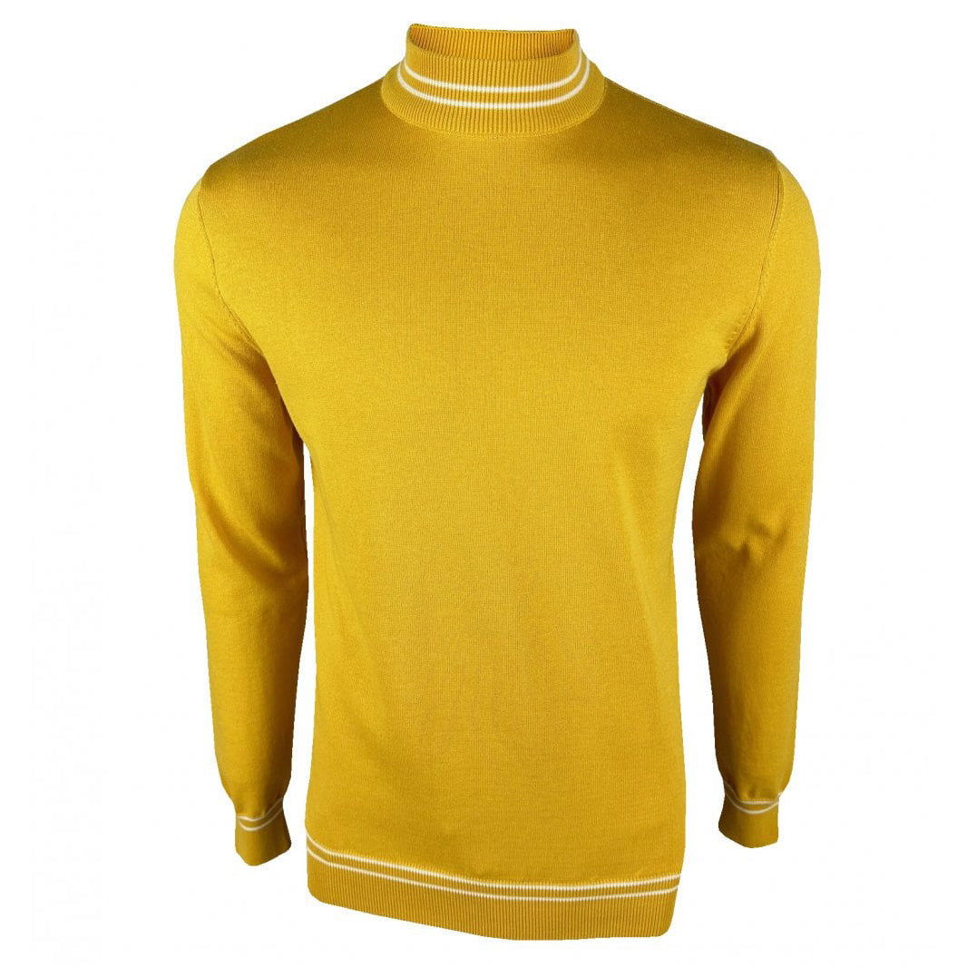 Ska & Soul Plain Knitted Turtleneck Yellow