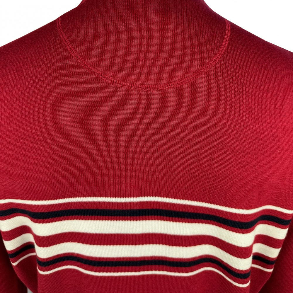 Ska & Soul "Knebworth" Knit Turtleneck Red