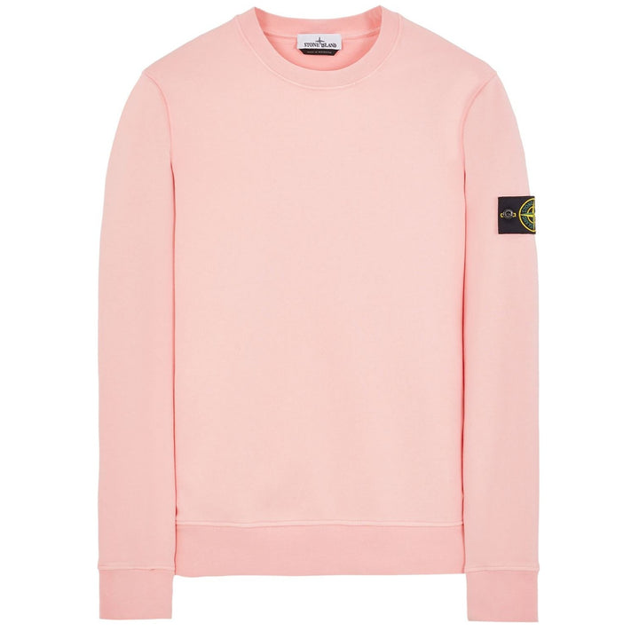 Stone Island Crewneck Sweatshirt Pink - Urban Menswear
