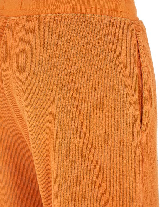 Stone Island Ribbed Shorts Sienna Brown - Urban Menswear