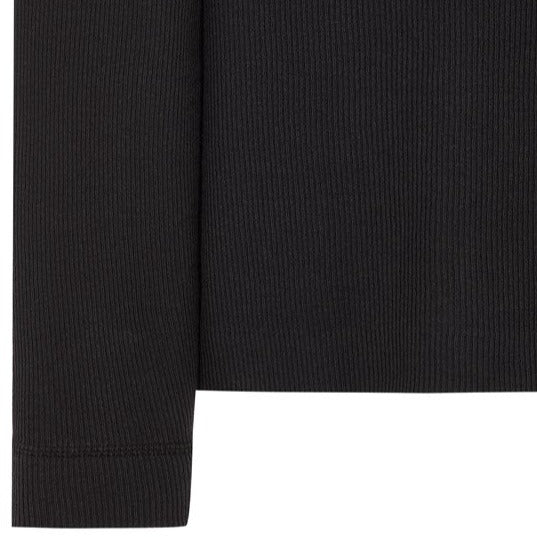 Stone Island Ribbed Crewneck Sweatshirt Black - Urban Menswear