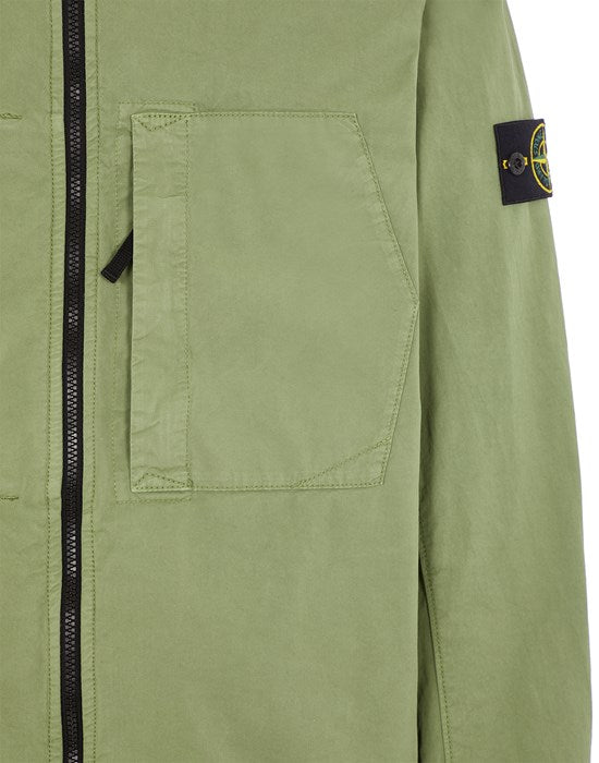 Stone Island Supima Cotton Jacket Sage Green - Urban Menswear