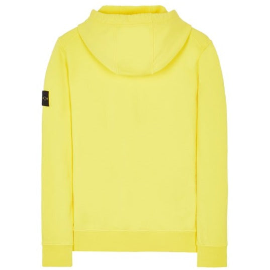 Stone Island Full Zip Hoodie Yellow - Urban Menswear