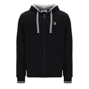 Fila Vintage Tenconi Zip Hoodie Black