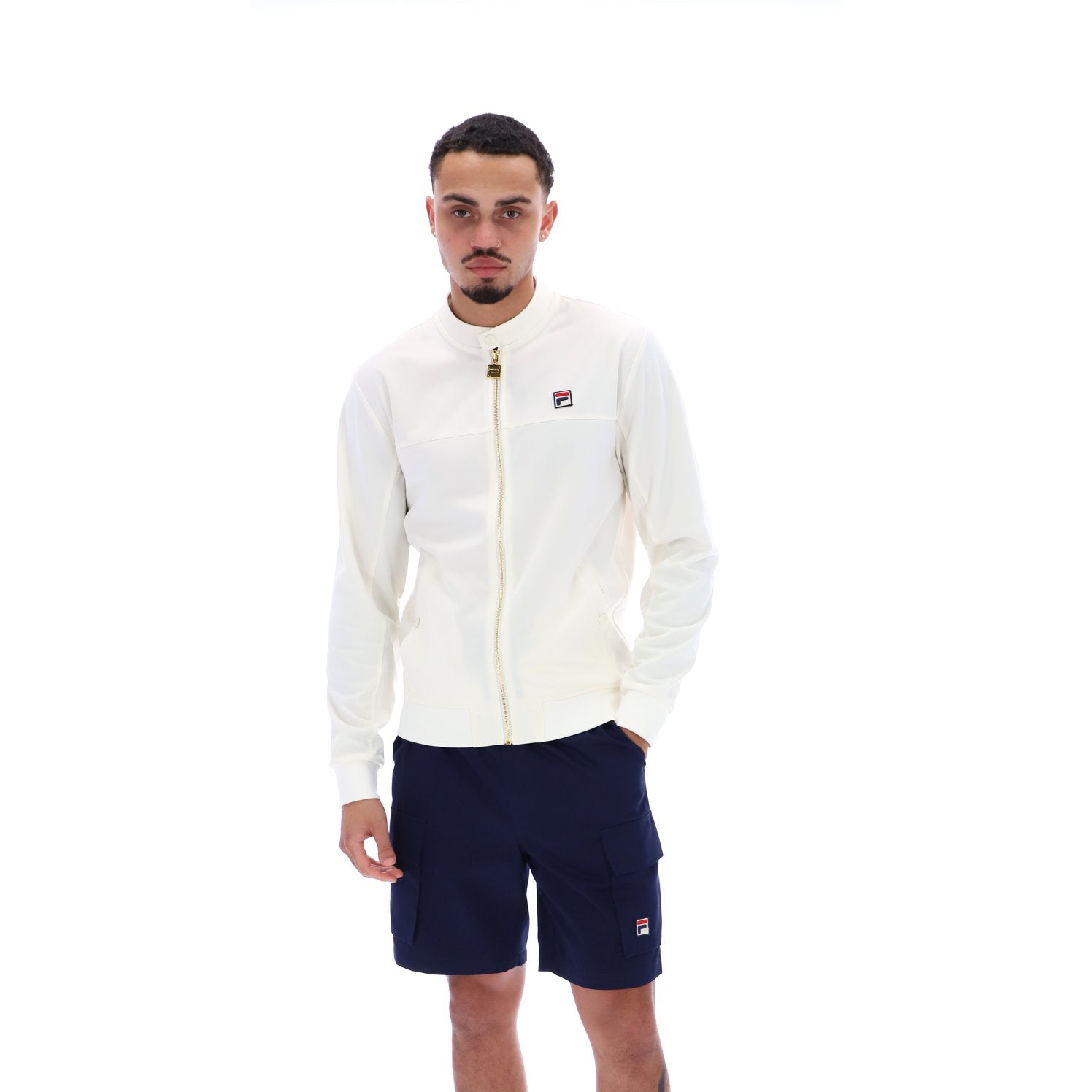 Fila Vintage Terrence Track Top Cream