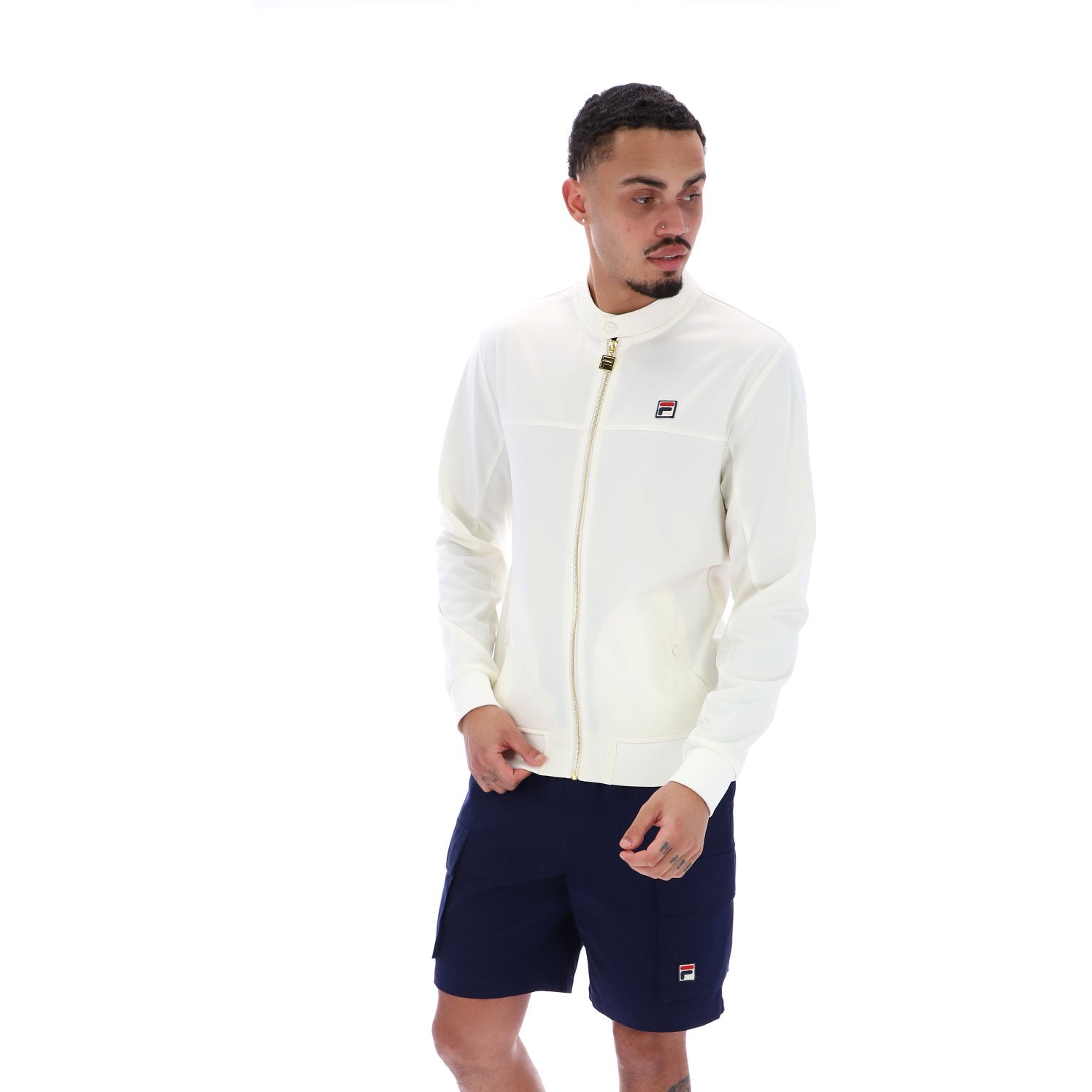 Fila Vintage Terrence Track Top Cream