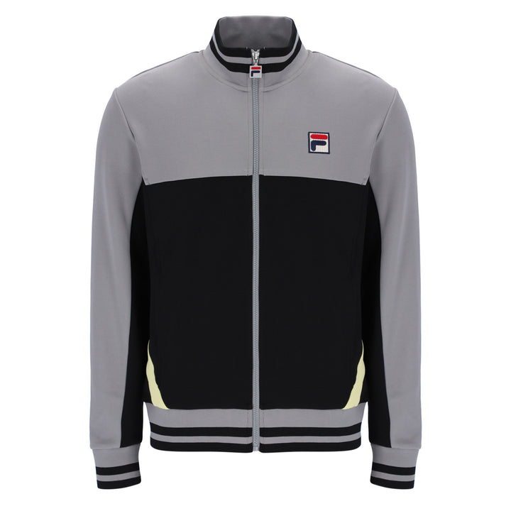 Fila Vintage Tiebreaker Track Top Grey/Black