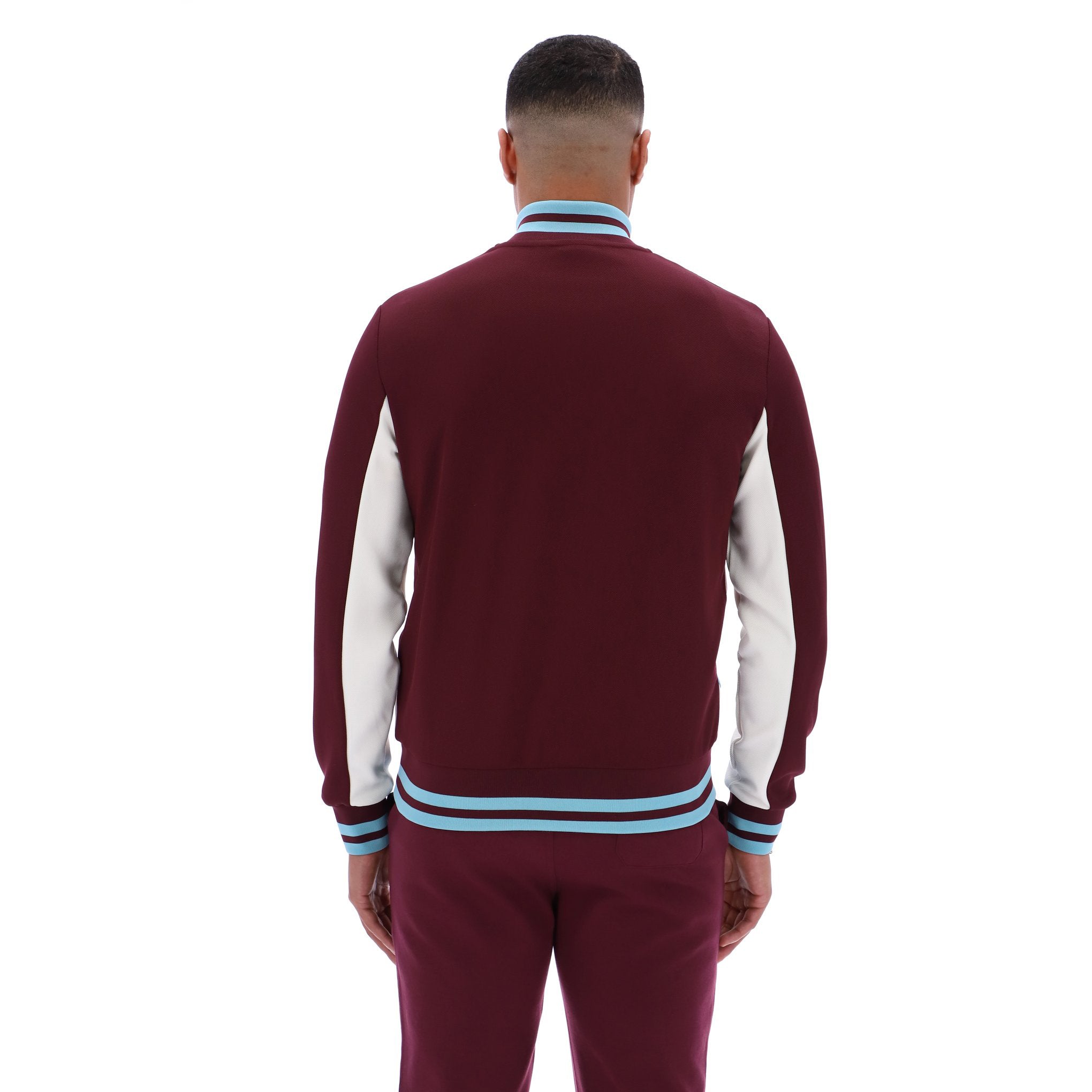 Fila Vintage Tiebreaker Track Top Claret