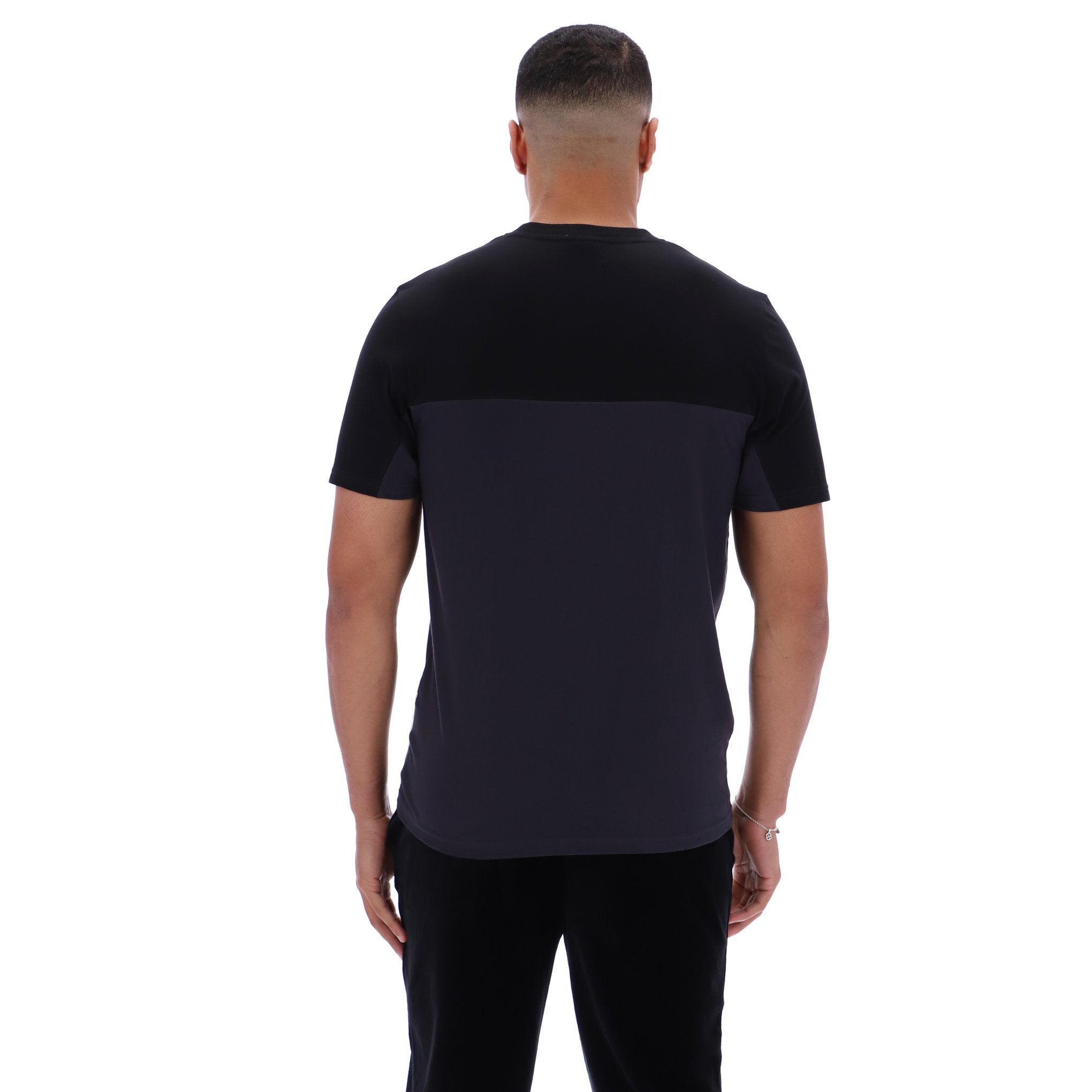 Fila Vintage Tiebreaker T-Shirt Black/Grey