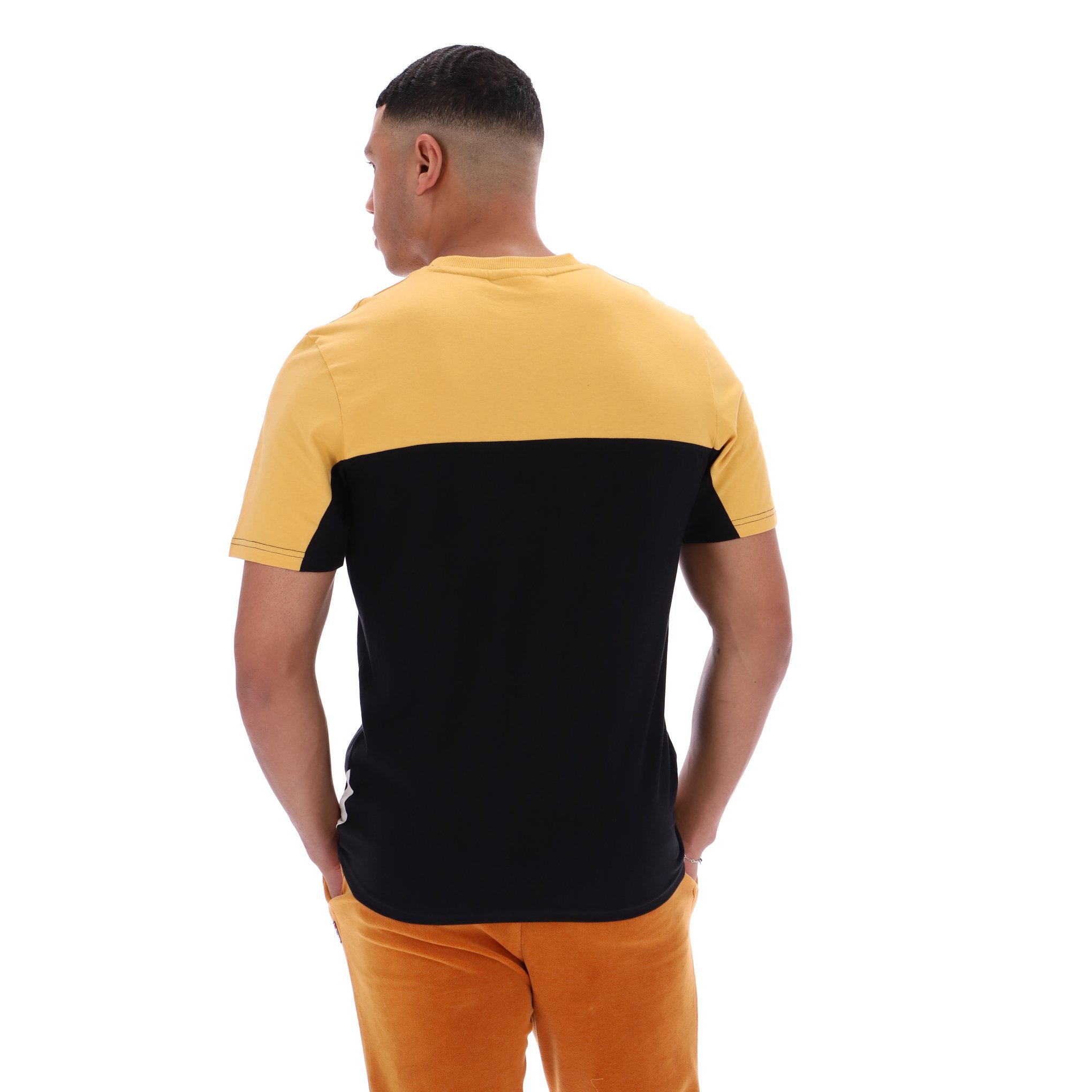 Fila Vintage Tiebreaker T-Shirt Tan/Black