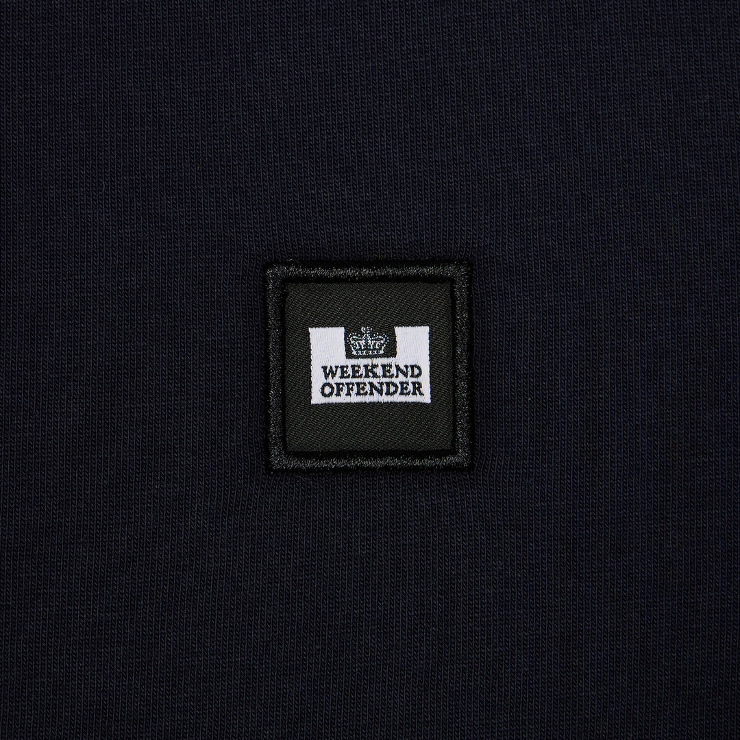 Weekend Offender Diaz Check T-Shirt Navy