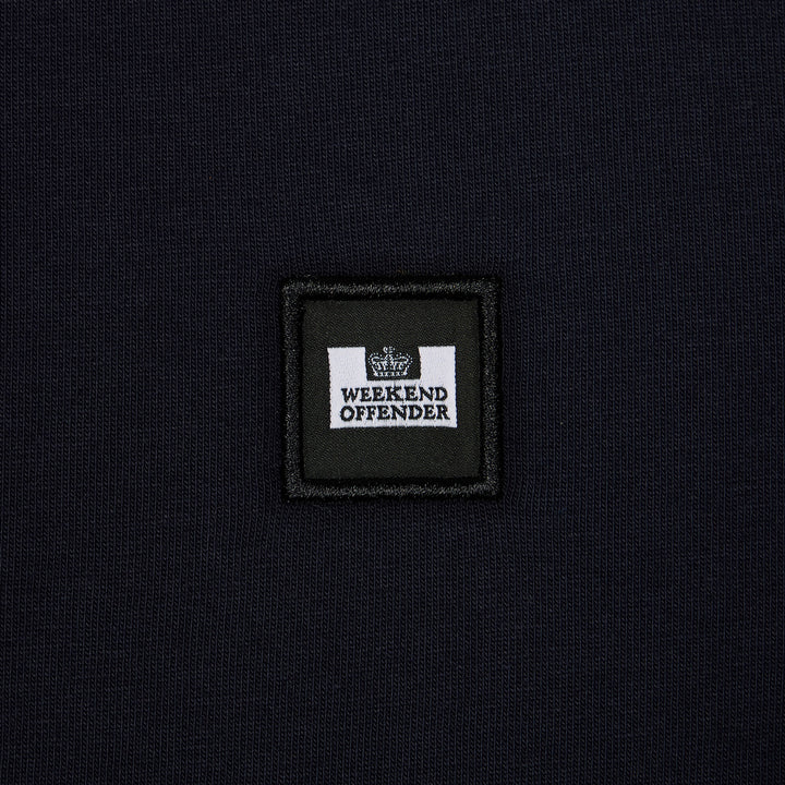 Weekend Offender Diaz Check T-Shirt Navy