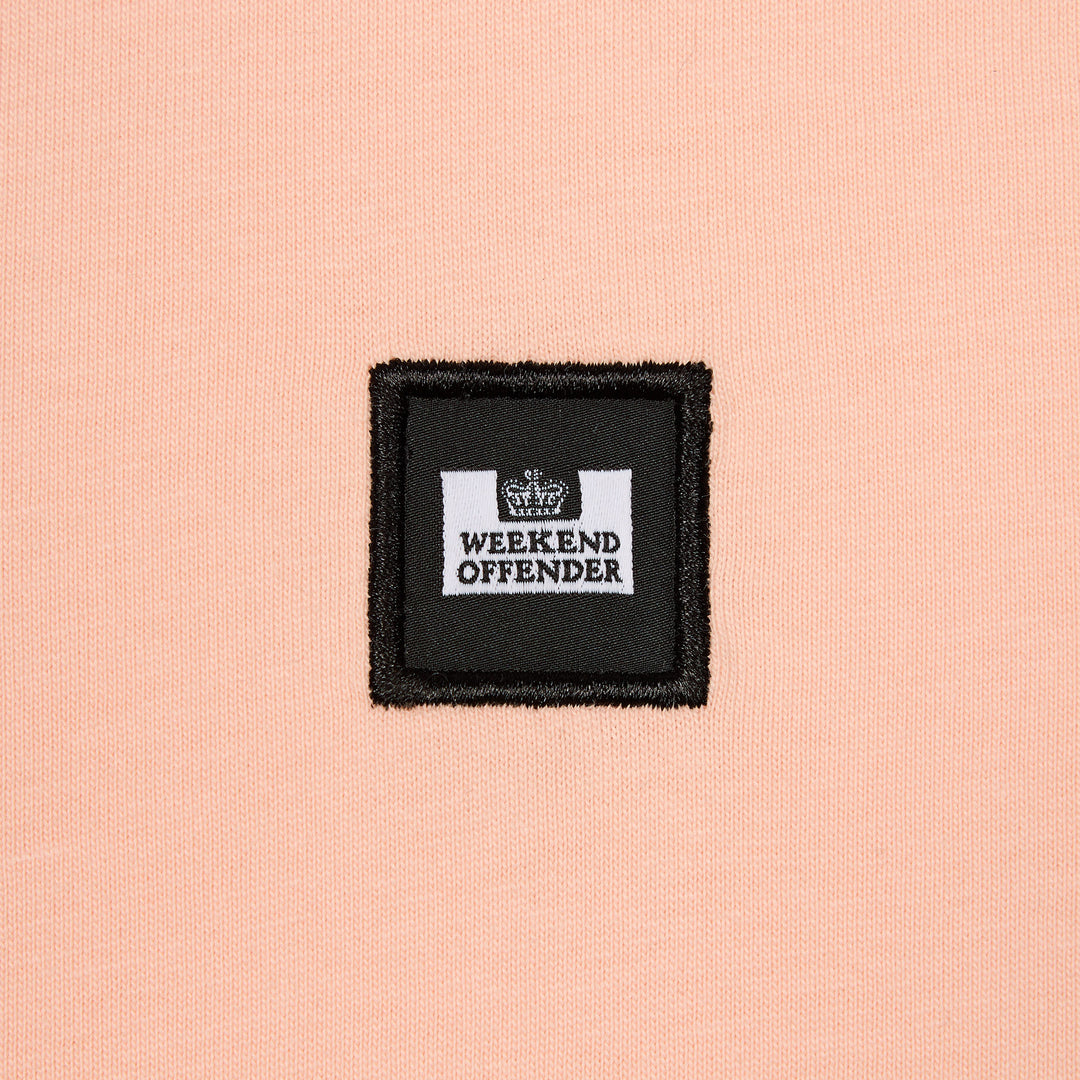 Weekend Offender Diaz Check T-Shirt Peach