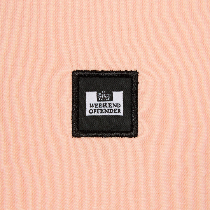 Weekend Offender Diaz Check T-Shirt Peach