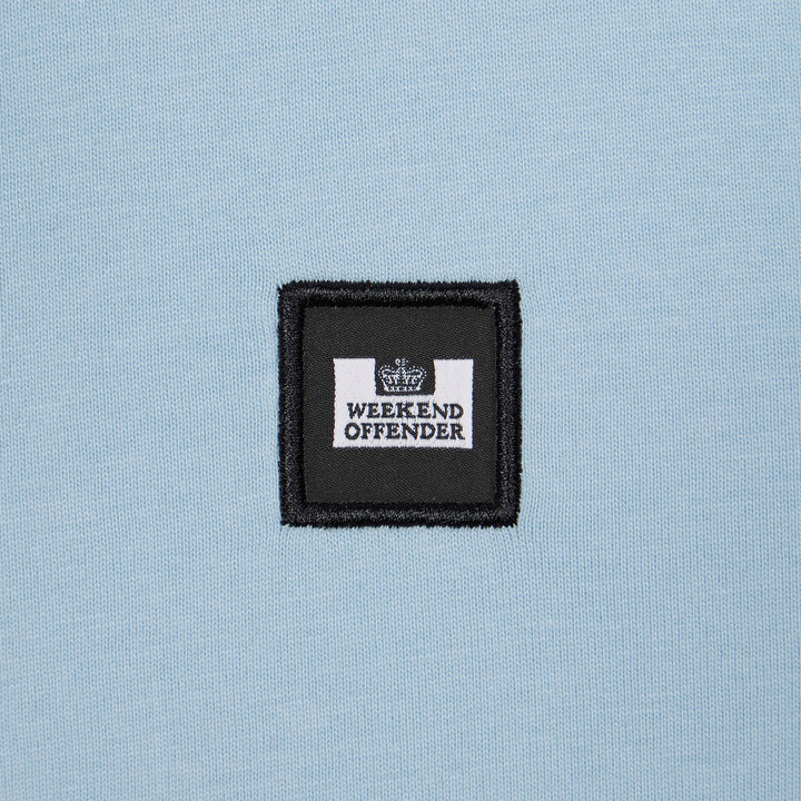 Weekend Offender Diaz Check T-Shirt Sky
