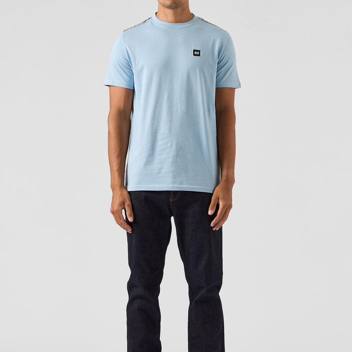 Weekend Offender Diaz Check T-Shirt Sky