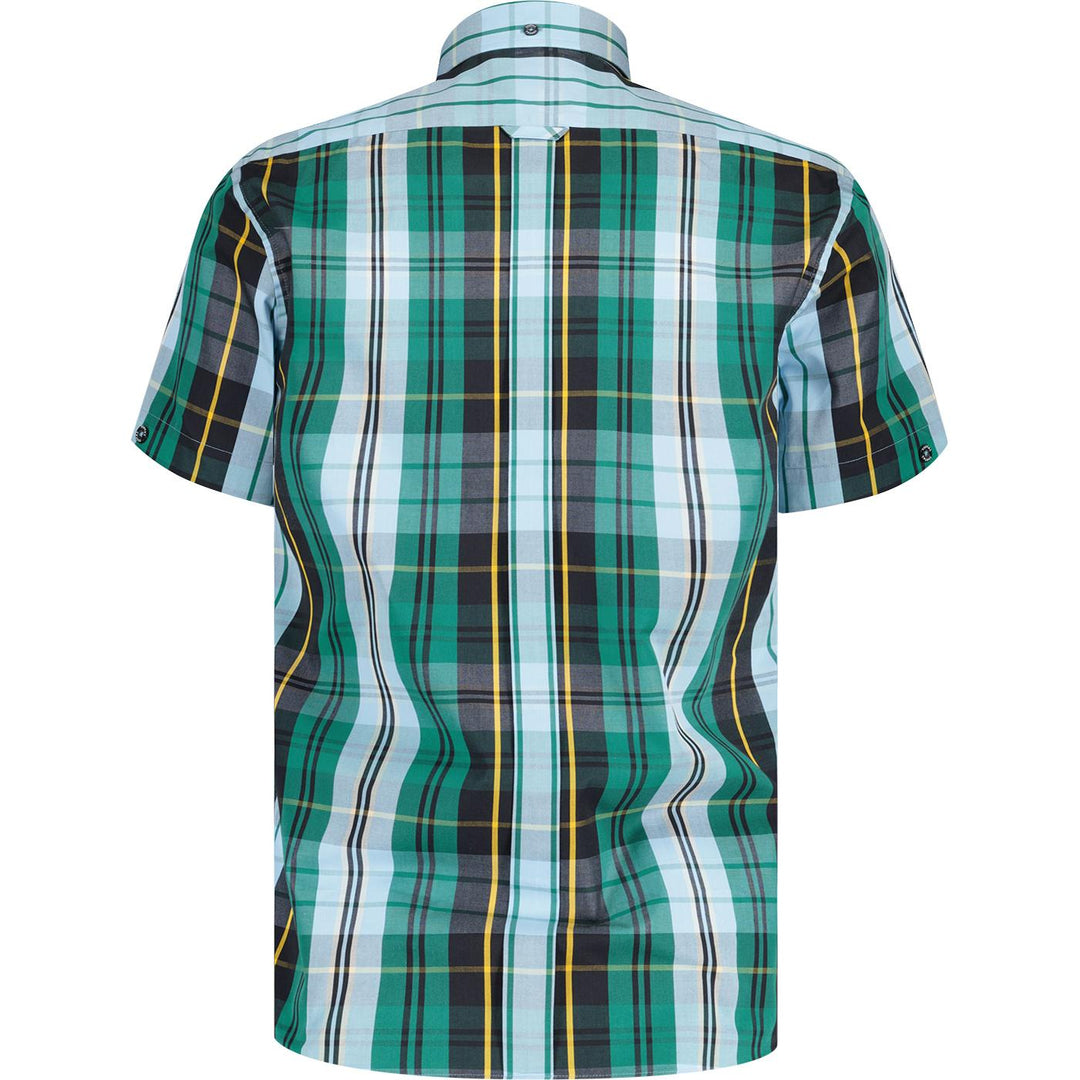 Tootal Classic Check Shirt Sky Blue