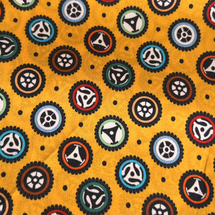 Tootal Silk Scarf Golden Ochre
