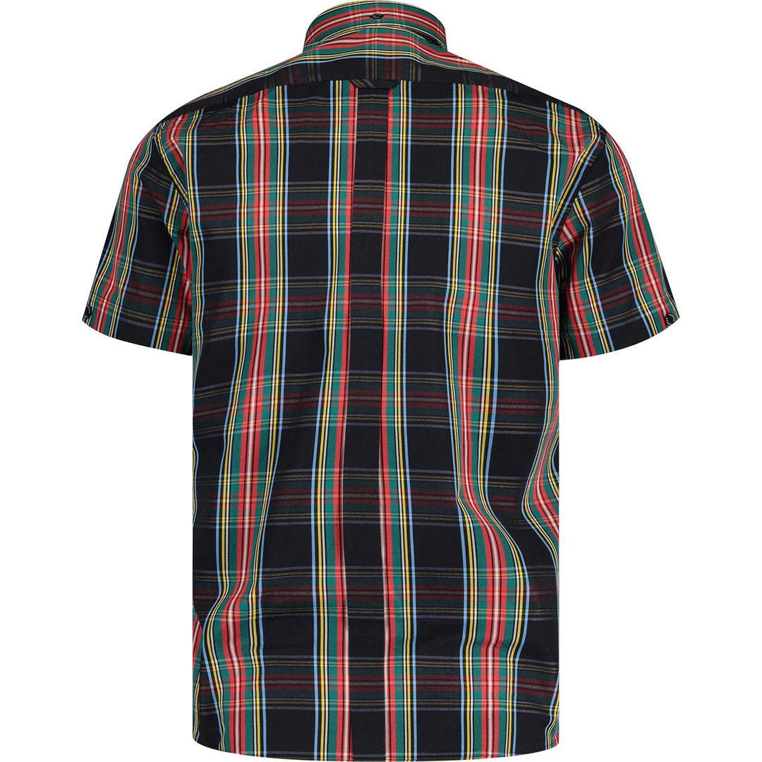 Tootal Stewart Tartan Shirt Black