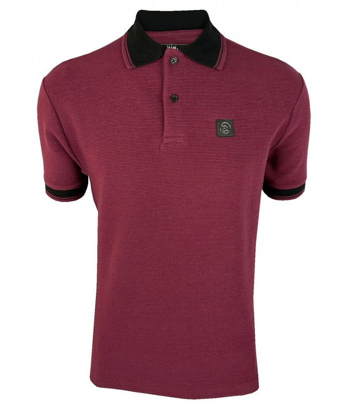 Trojan Ottoman Rib Polo Shirt Port