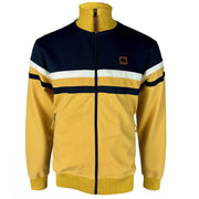 Trojan Retro Panel Track Top Mustard