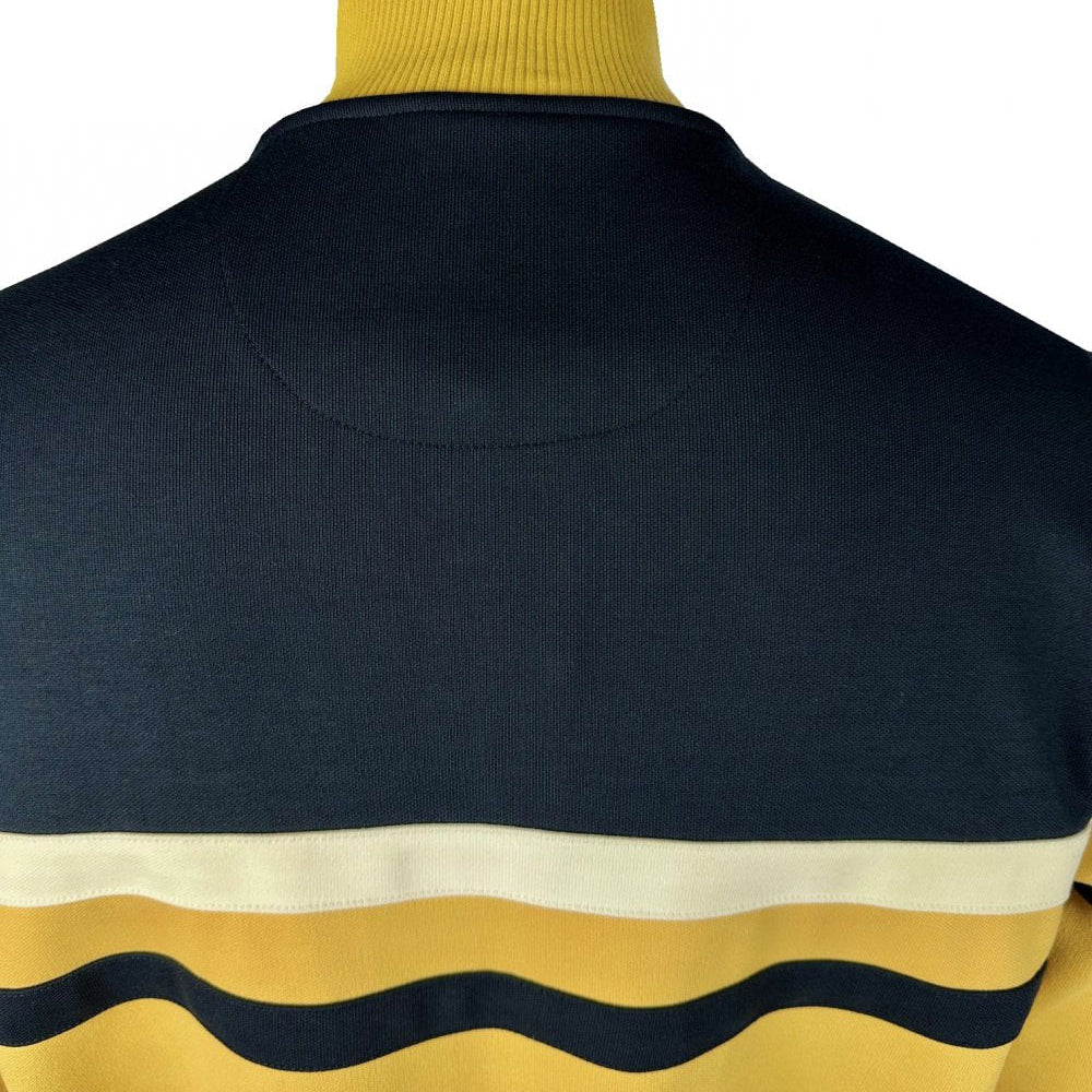 Trojan Retro Panel Track Top Mustard
