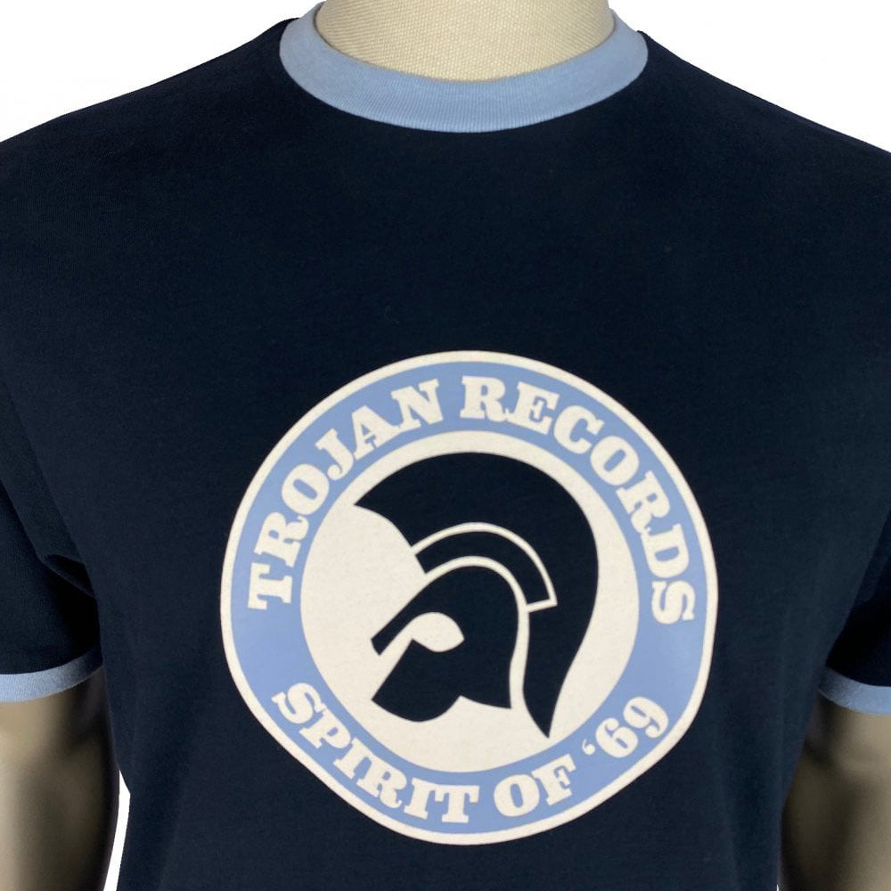 Trojan Records Spirit of 69' T Shirt Navy