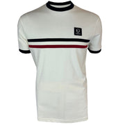 Trojan Stripe T-Shirt White