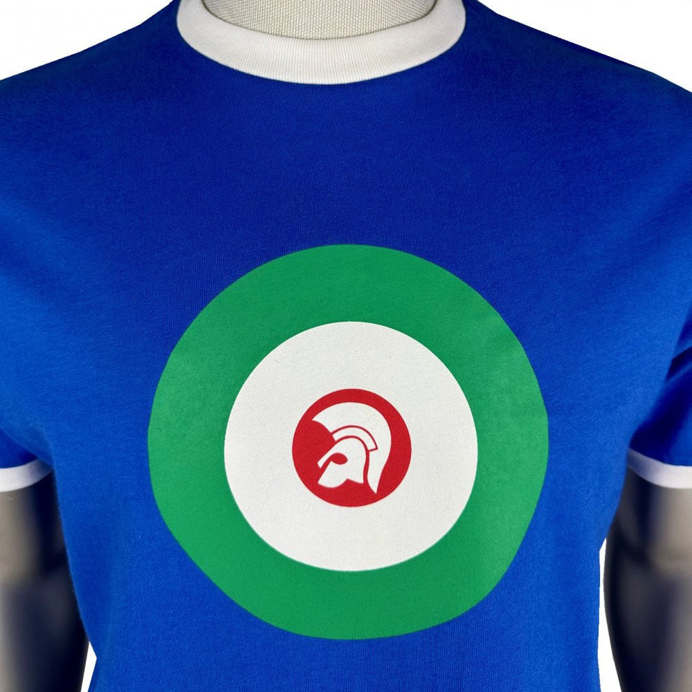 Trojan Target T-Shirt Blue