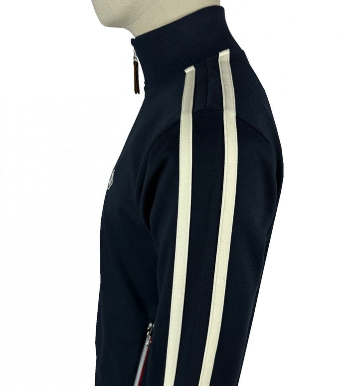 Trojan Twin Stripe Track Top Navy