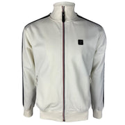 Trojan Twin Stripe Track Top White