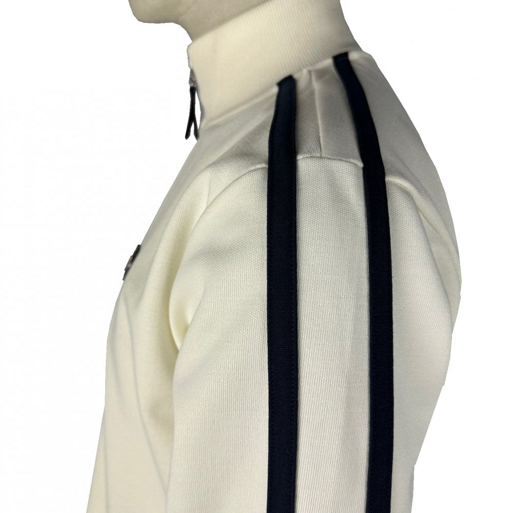 Trojan Twin Stripe Track Top White