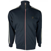 Trojan Twin Stripe Track Top Navy