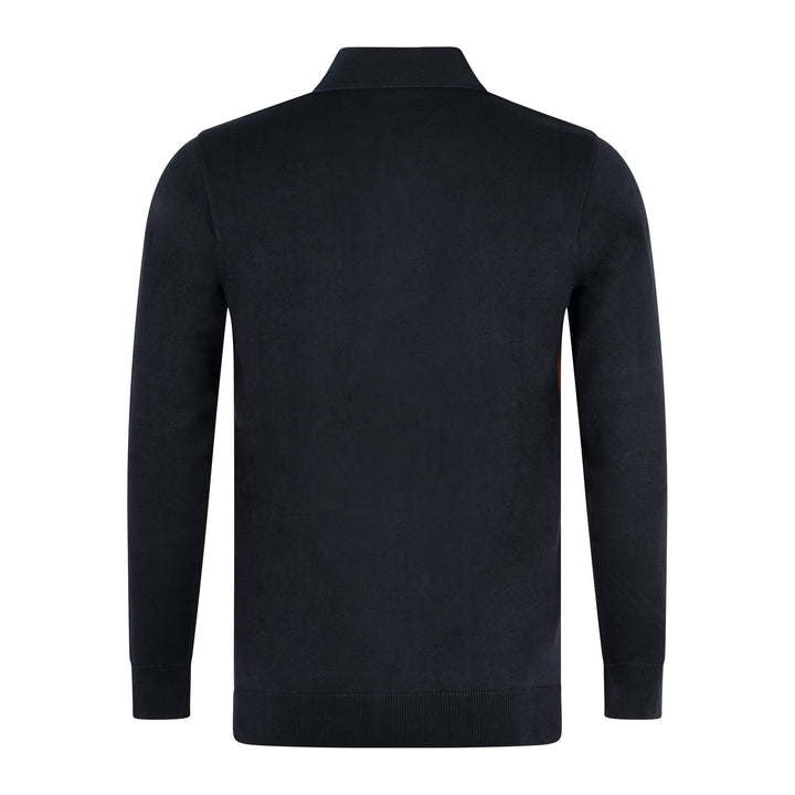 Gabicci Vintage Hanson Knit Cardigan Navy