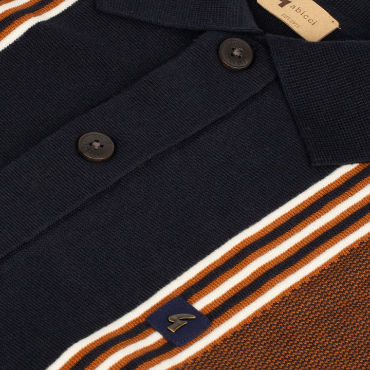 Gabicci Vintage Hanson Knit Cardigan Navy