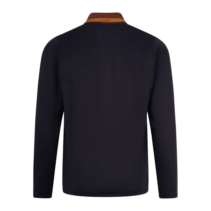 Gabicci Vintage Craig Anniversary Knit Cardigan Navy