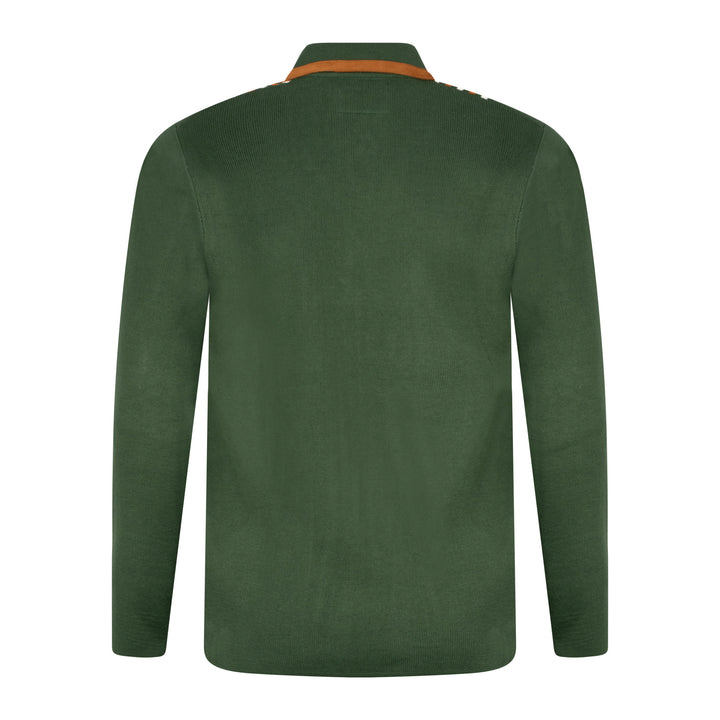 Gabicci Vintage Norman Anniversary Knit Polo Forest