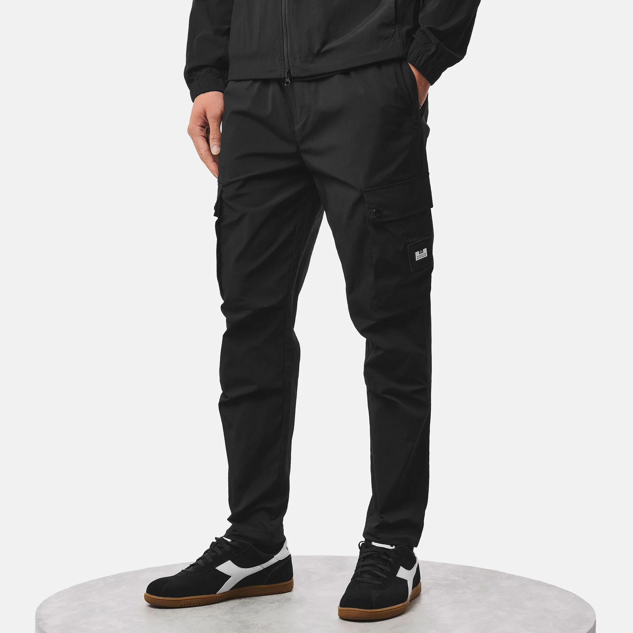 Weekend Offender Zanardi Cargo Pants Black